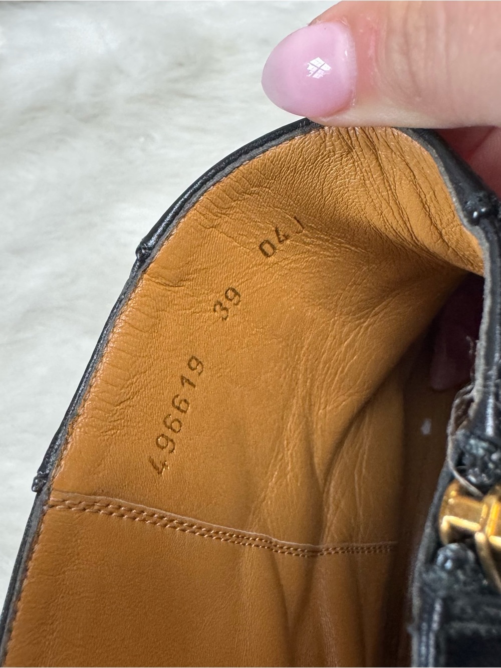 Gucci Malaga Jordaan Black Leather Horsebit Ankle Boots 39 - Picture 10 of 11